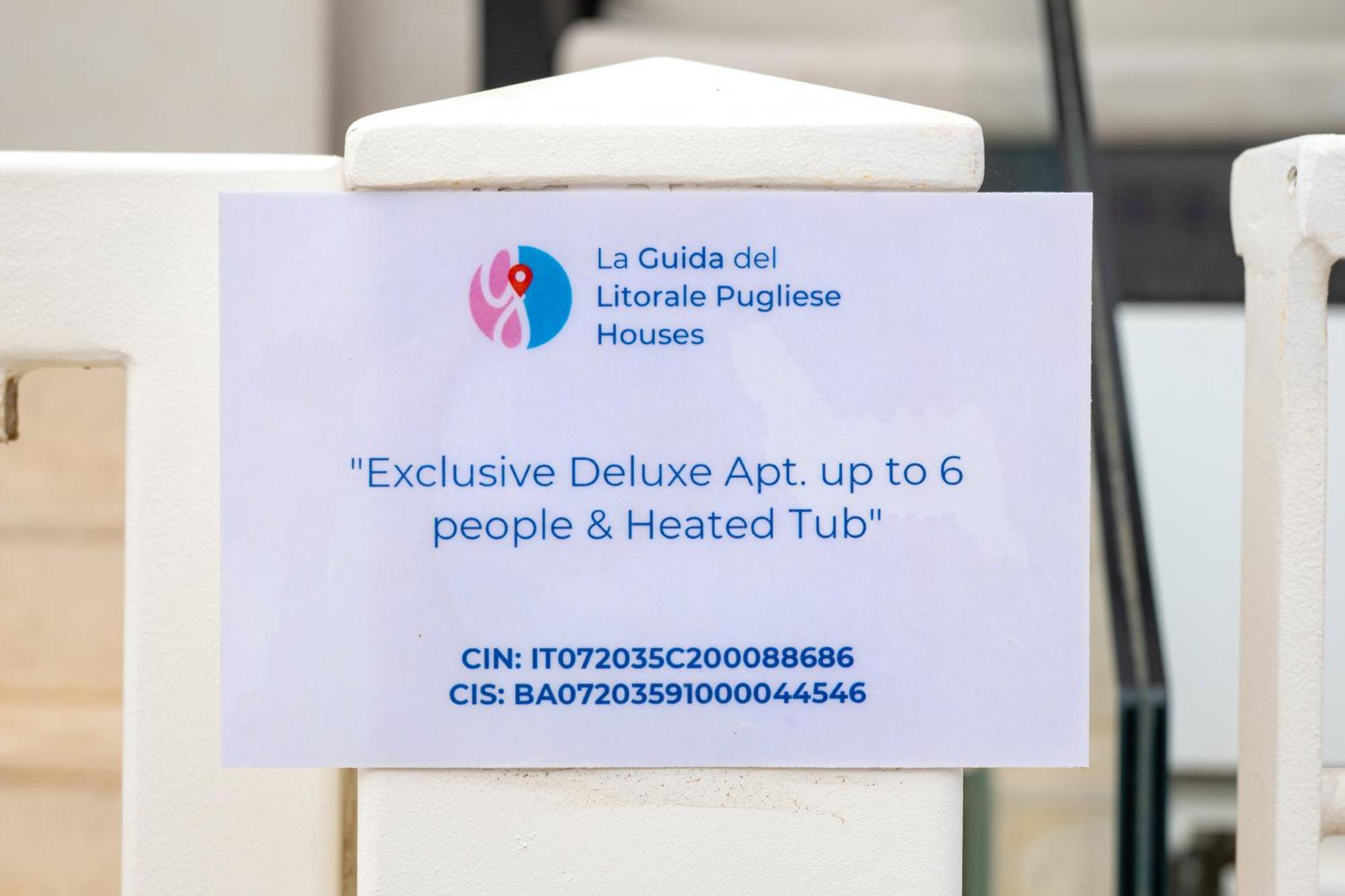 Exclusive Deluxe Apt Up To 6 People & Heated Tub Polignano a Mare Eksteriør bilde